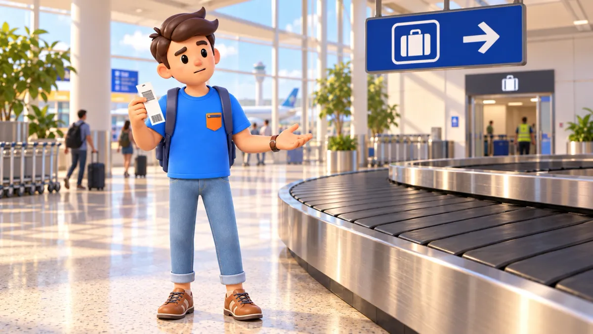 El personaje de RoadMe prepara un viaje