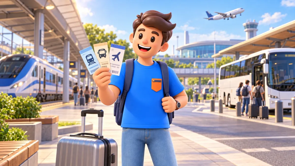 Train, Bus or Plane: How to Compare Total Cost and Travel Time