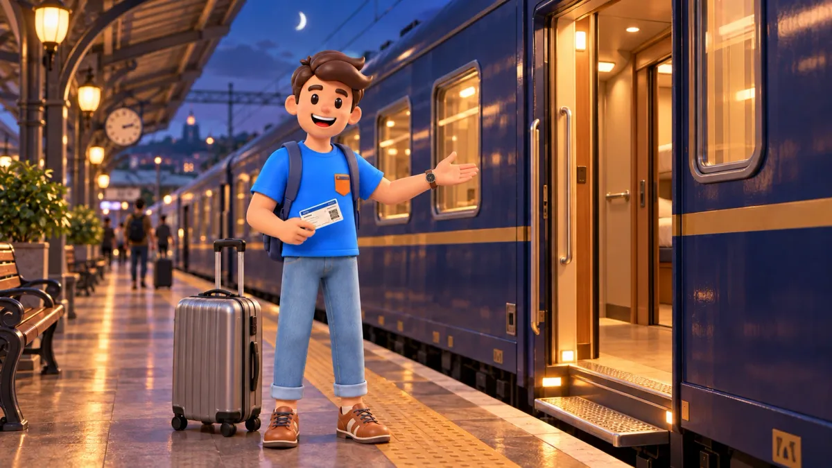 Le personnage de RoadMe prépare son voyage