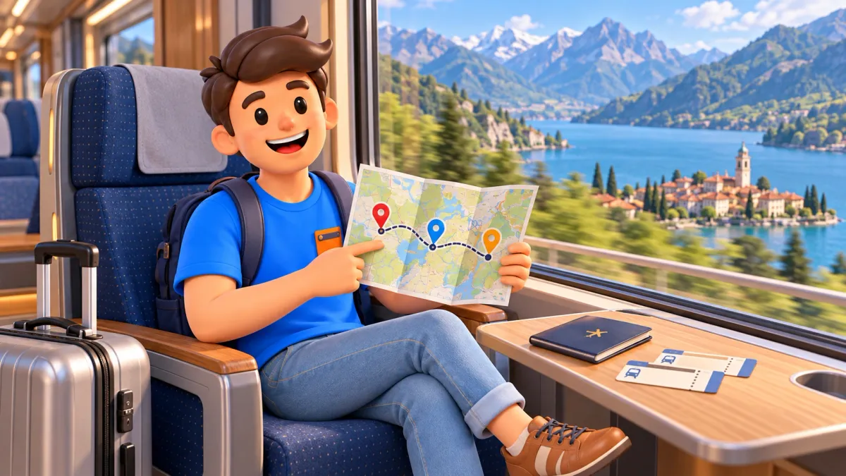 Le personnage de RoadMe prépare son voyage