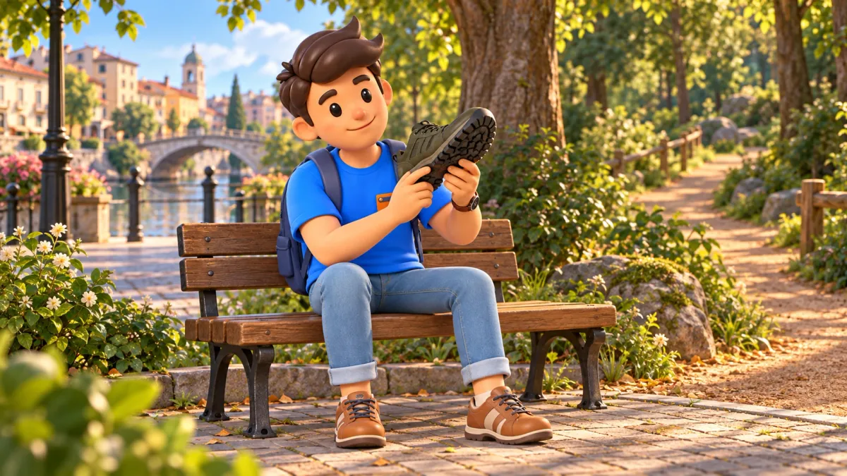 Le personnage de RoadMe prépare son voyage