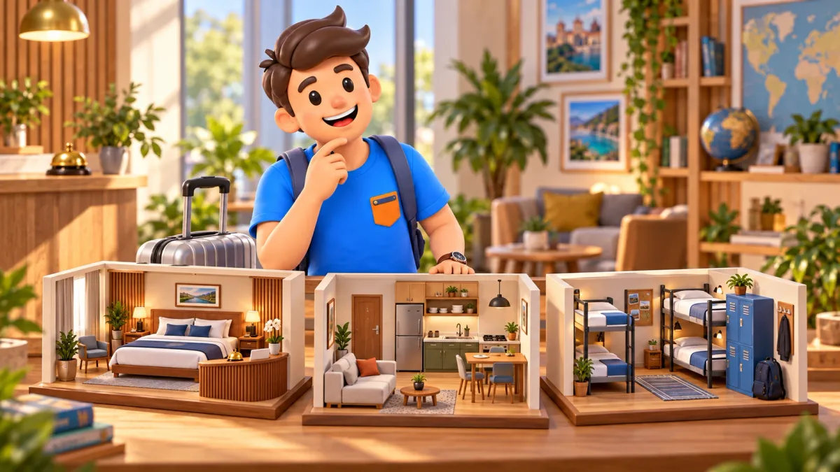 El personaje de RoadMe prepara un viaje