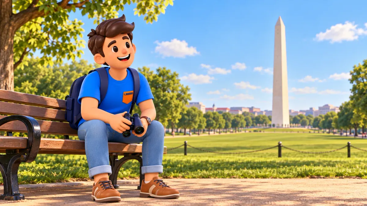 Illustration: Washington's low skyline and obelisk