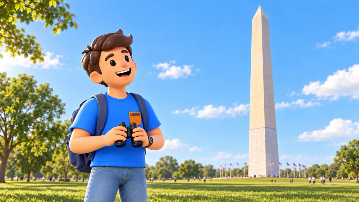 Ilustración: Observar los tonos de piedra del monumento