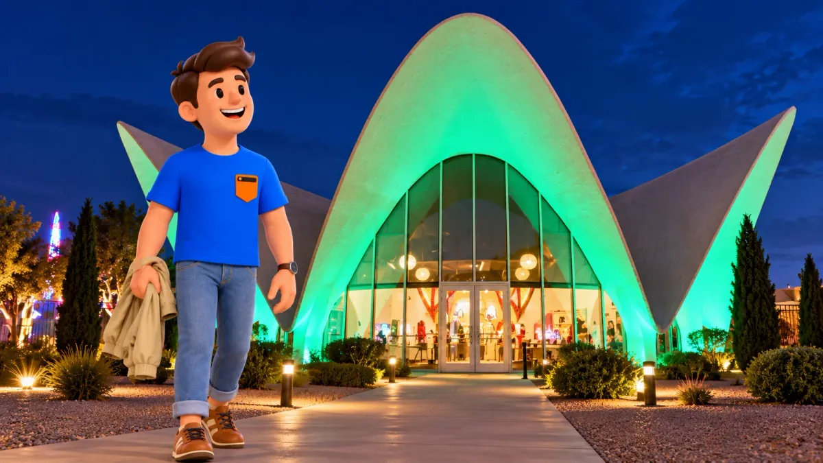Artistic interpretation of the preserved La Concha lobby