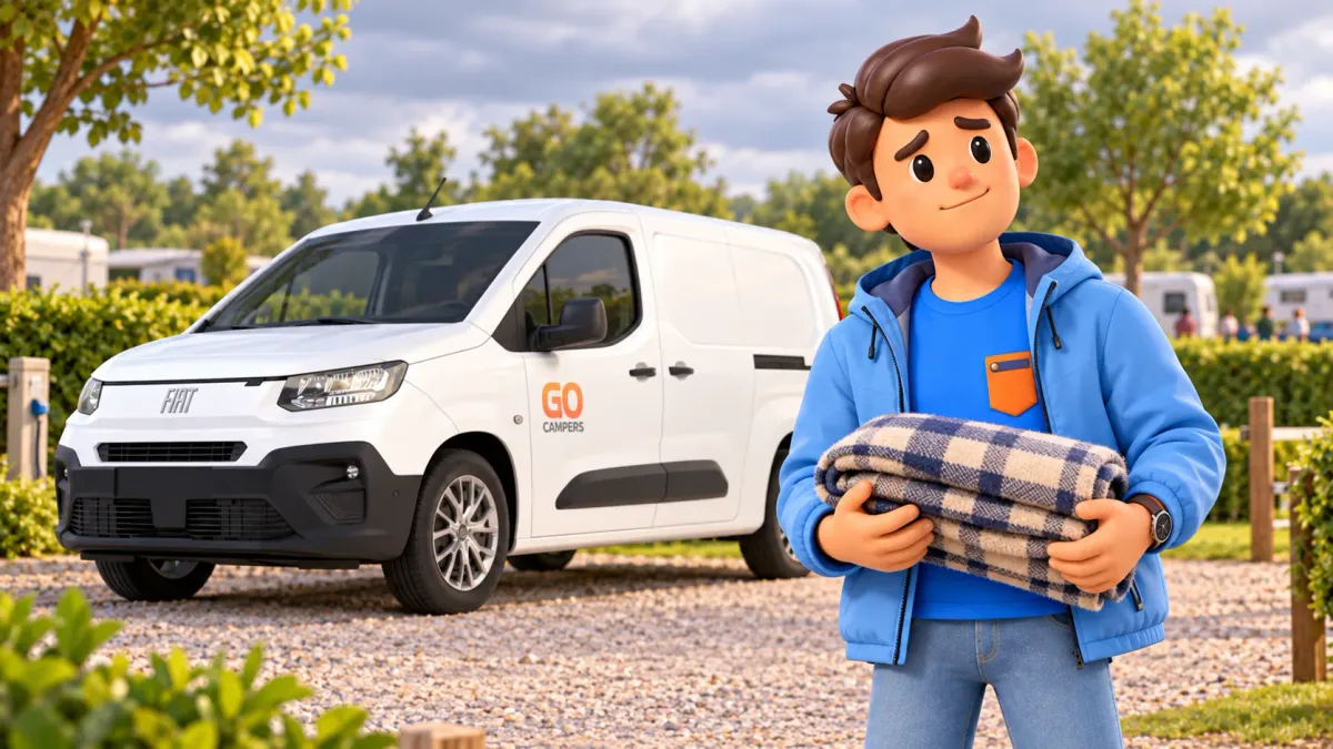 Eine Übernachtung mit kompaktem Camper vorbereiten