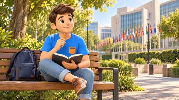 Un voyageur avec un carnet prépare une visite culturelle