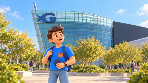 Traveller by Georgia Aquarium's photo-referenced glass facade
