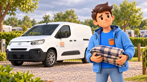 Eine Übernachtung mit kompaktem Camper vorbereiten
